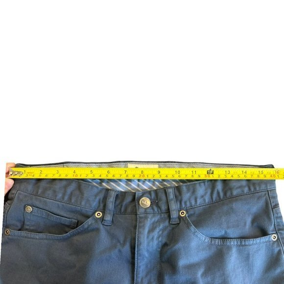 Peter Millar Navy Ultimate Sateen Five-Pocket Pant Mens 32 - Picture 3 of 4